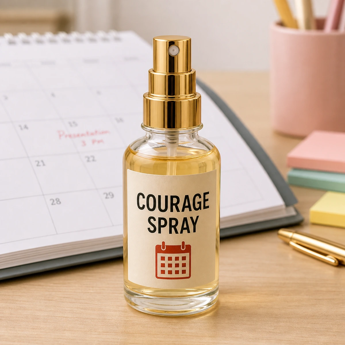 Calendar Courage Spray
