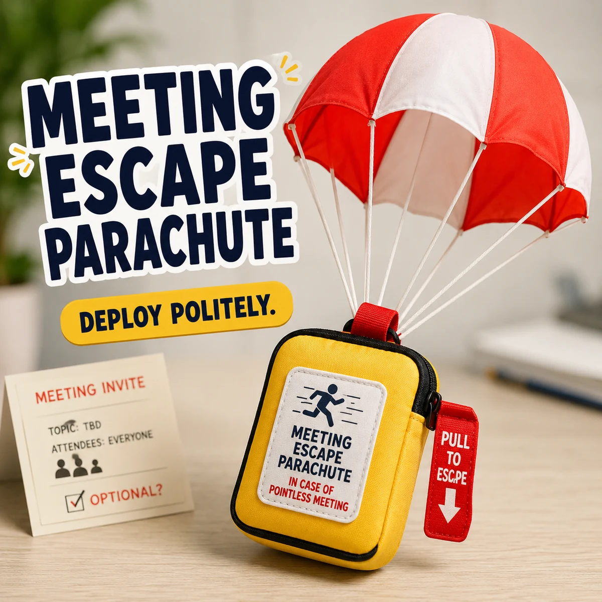 Meeting Escape Parachute