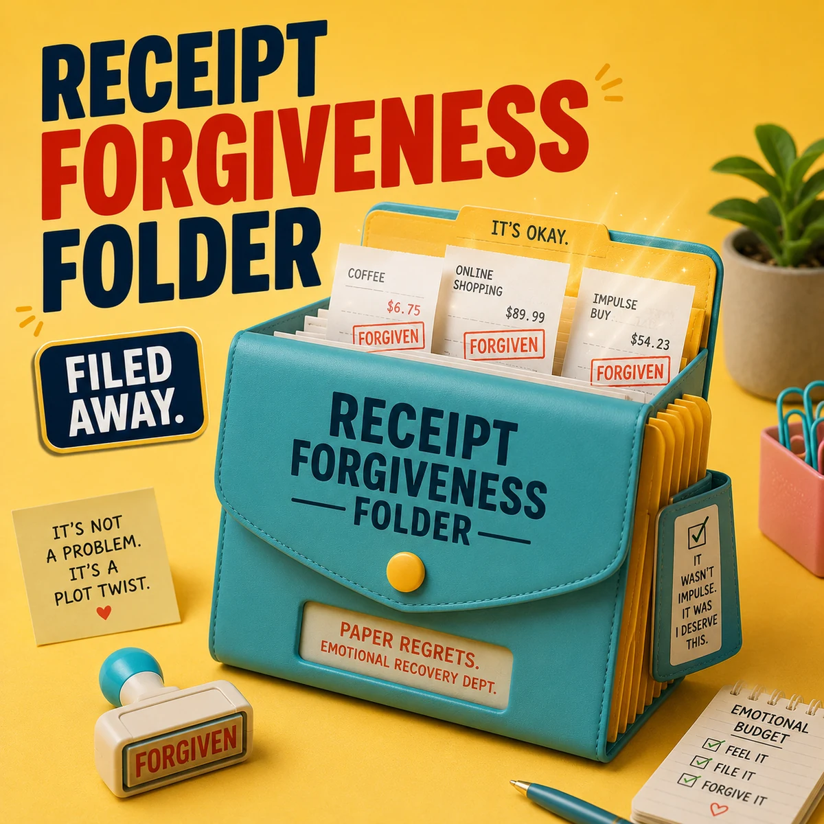 Receipt Forgiveness Folder
